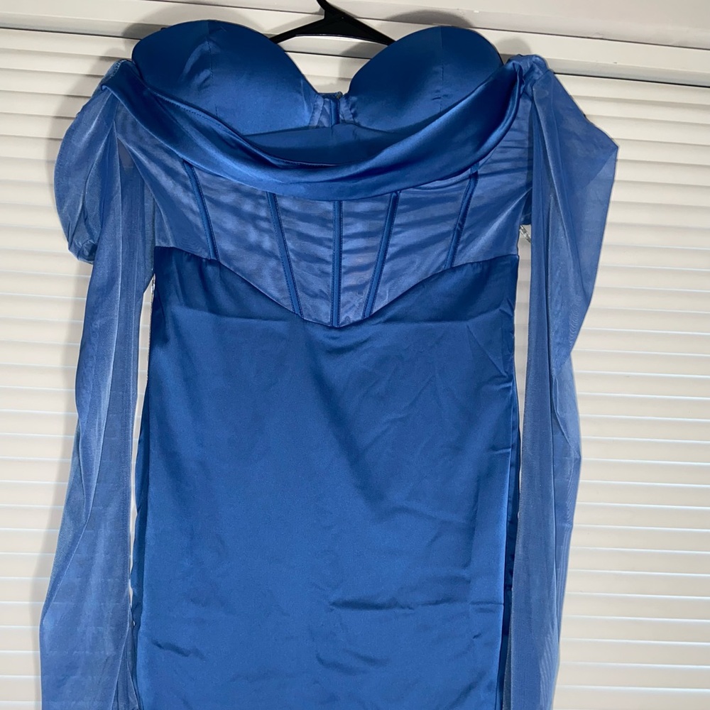 Oh Polly Blue Mini Dress